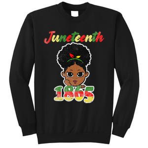 Juneteenth Celebrating 1865 Cute Black African Sweatshirt