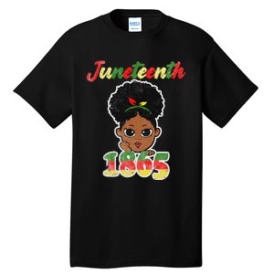 Juneteenth Celebrating 1865 Cute Black African Tall T-Shirt