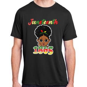 Juneteenth Celebrating 1865 Cute Black African Adult ChromaSoft Performance T-Shirt