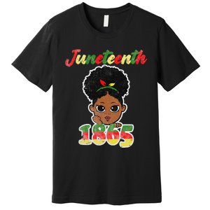 Juneteenth Celebrating 1865 Cute Black African Premium T-Shirt