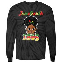 Juneteenth Celebrating 1865 Cute Black African Tie-Dye Long Sleeve Shirt