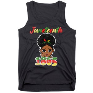 Juneteenth Celebrating 1865 Cute Black African Tank Top