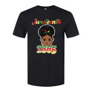 Juneteenth Celebrating 1865 Cute Black African Softstyle CVC T-Shirt