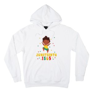 Juneteenth Celebrating 1865 Cute Black Hoodie