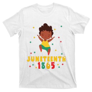 Juneteenth Celebrating 1865 Cute Black T-Shirt