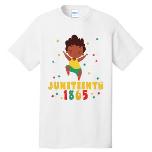 Juneteenth Celebrating 1865 Cute Black Tall T-Shirt