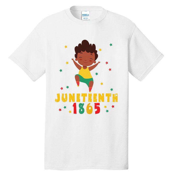 Juneteenth Celebrating 1865 Cute Black Tall T-Shirt