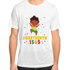 Juneteenth Celebrating 1865 Cute Black Adult ChromaSoft Performance T-Shirt