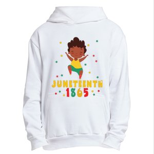 Juneteenth Celebrating 1865 Cute Black Urban Pullover Hoodie