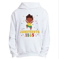 Juneteenth Celebrating 1865 Cute Black Urban Pullover Hoodie