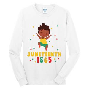 Juneteenth Celebrating 1865 Cute Black Tall Long Sleeve T-Shirt