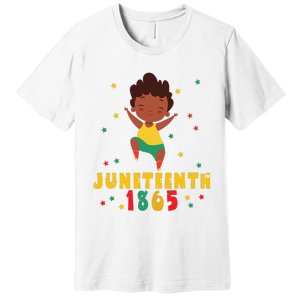 Juneteenth Celebrating 1865 Cute Black Premium T-Shirt