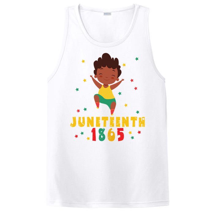 Juneteenth Celebrating 1865 Cute Black PosiCharge Competitor Tank