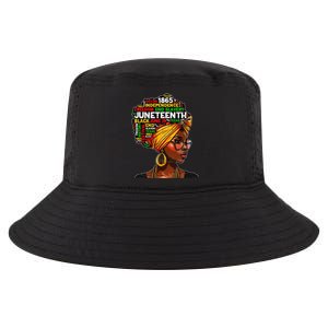 Juneteenth Celebrate 1865 Afro Black Natural Hair Wo Cool Comfort Performance Bucket Hat