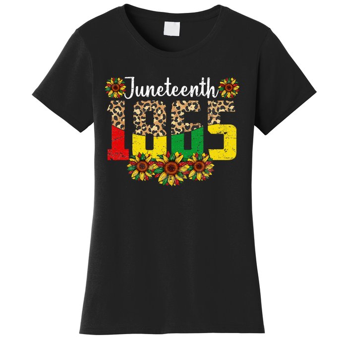 Juneteenth Celebrate 1865 Black History African American Women's T-Shirt