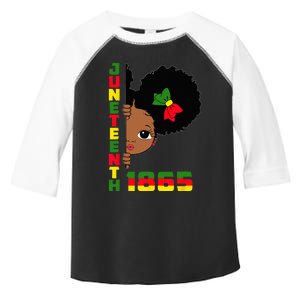 Juneteenth Celebrating 1865 Cute Black Toddler Fine Jersey T-Shirt