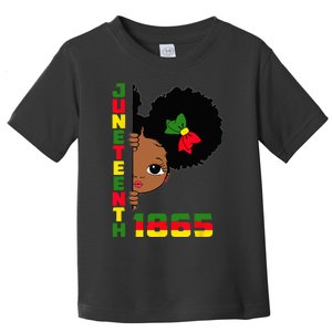 Juneteenth Celebrating 1865 Cute Black Toddler T-Shirt