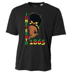 Juneteenth Celebrating 1865 Brown Skin Princess Cooling Performance Crew T-Shirt