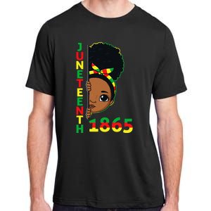 Juneteenth Celebrating 1865 Brown Skin Princess Adult ChromaSoft Performance T-Shirt