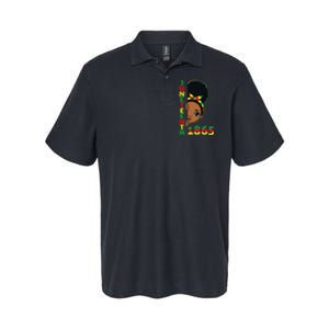 Juneteenth Celebrating 1865 Brown Skin Princess Softstyle Adult Sport Polo