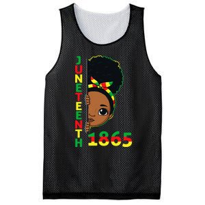 Juneteenth Celebrating 1865 Brown Skin Princess Mesh Reversible Basketball Jersey Tank