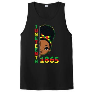 Juneteenth Celebrating 1865 Brown Skin Princess PosiCharge Competitor Tank