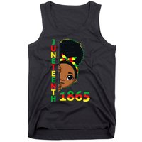 Juneteenth Celebrating 1865 Brown Skin Princess Tank Top