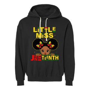 Juneteenth Celebrating 1865 Cute Black Garment-Dyed Fleece Hoodie