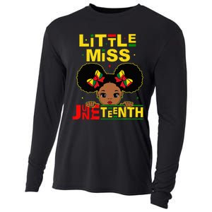 Juneteenth Celebrating 1865 Cute Black Cooling Performance Long Sleeve Crew