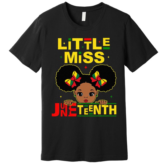 Juneteenth Celebrating 1865 Cute Black Premium T-Shirt