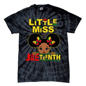 Juneteenth Celebrating 1865 Cute Black Tie-Dye T-Shirt