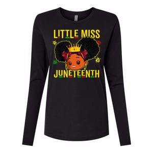 Juneteenth Celebrating 1865 Cute Black Womens Cotton Relaxed Long Sleeve T-Shirt