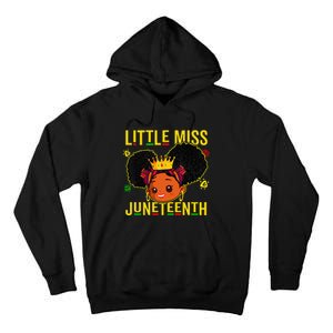 Juneteenth Celebrating 1865 Cute Black Tall Hoodie