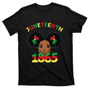 Juneteenth Celebrating 1865 Cute Brown Skin T-Shirt