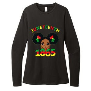 Juneteenth Celebrating 1865 Cute Brown Skin Womens CVC Long Sleeve Shirt