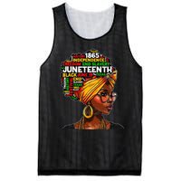 Juneteenth Celebrate 1865 Afro Black Natural Hair Mesh Reversible Basketball Jersey Tank