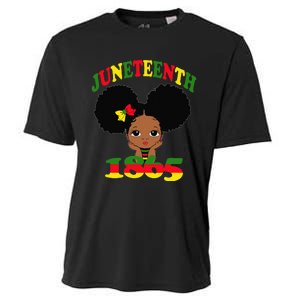 Juneteenth Celebrating 1865 Cute Black Cooling Performance Crew T-Shirt