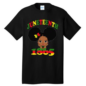 Juneteenth Celebrating 1865 Cute Black Tall T-Shirt