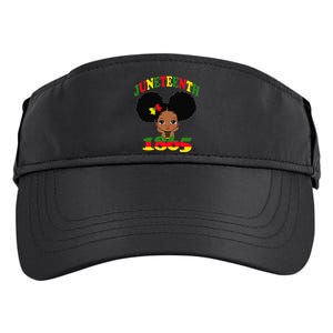 Juneteenth Celebrating 1865 Cute Black Adult Drive Performance Visor