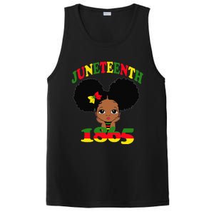 Juneteenth Celebrating 1865 Cute Black PosiCharge Competitor Tank