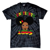 Juneteenth Celebrating 1865 Cute Black Tie-Dye T-Shirt