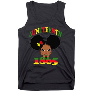 Juneteenth Celebrating 1865 Cute Black Tank Top