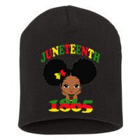 Juneteenth Celebrating 1865 Cute Black Short Acrylic Beanie