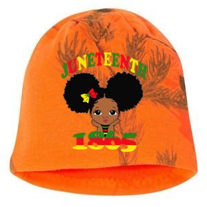 Juneteenth Celebrating 1865 Cute Black Kati - Camo Knit Beanie