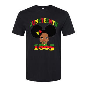 Juneteenth Celebrating 1865 Cute Black Softstyle CVC T-Shirt