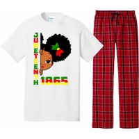 Juneteenth Celebrating 1865 Cute Black Girl Pajama Set