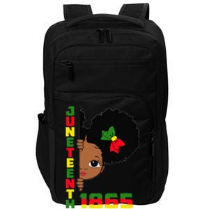 Juneteenth Celebrating 1865 Cute Black Impact Tech Backpack