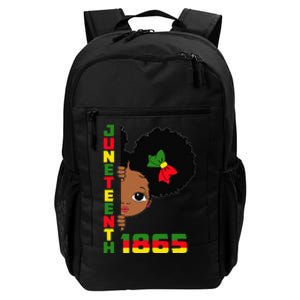 Juneteenth Celebrating 1865 Cute Black Daily Commute Backpack