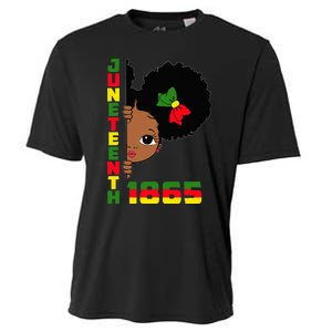 Juneteenth Celebrating 1865 Cute Black Cooling Performance Crew T-Shirt