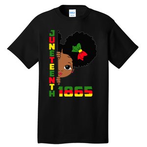 Juneteenth Celebrating 1865 Cute Black Tall T-Shirt